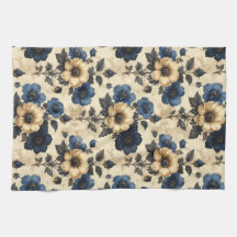 Victorian Flowers Towels