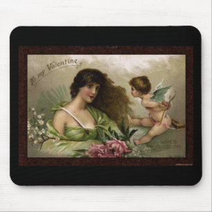 Victorian Geschenke an meinen Valentinstag Liebe F Mousepad