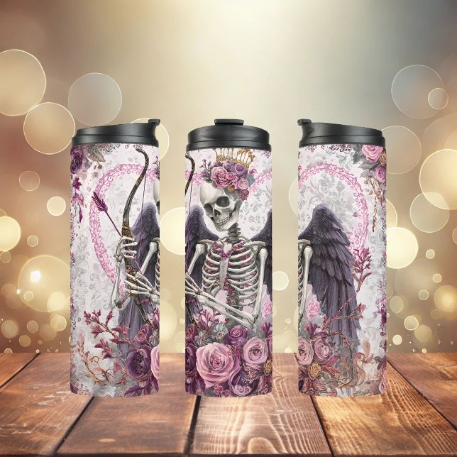 Victorian Gothic Cupid Thermal Tumbler Thermosbecher (Von Creator hochgeladen)