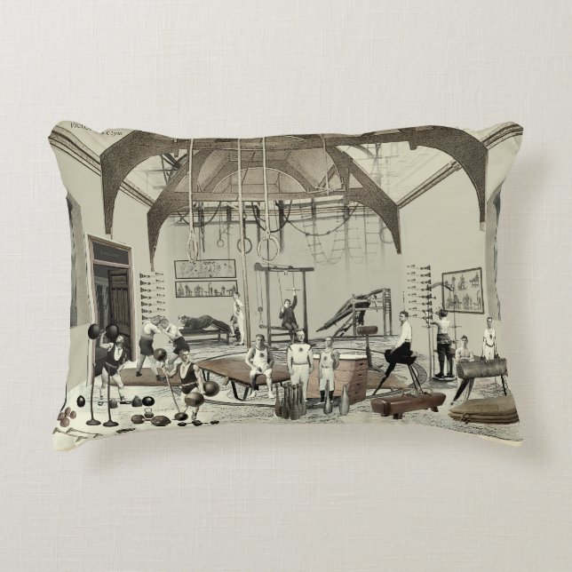 Victorian Gym Dekokissen (Vorderseite)