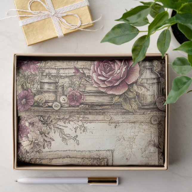 Victorian & Lace  Seidenpapier (Geschenk)