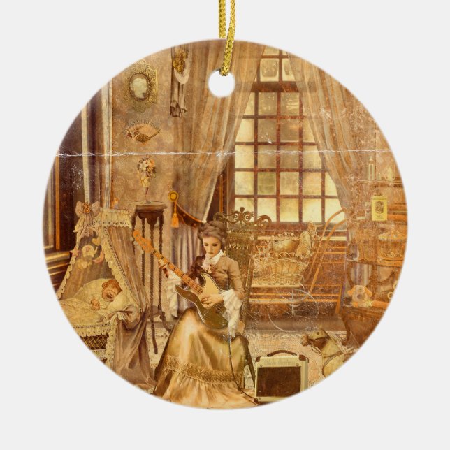 Victorian Lullaby Keramik Ornament (Vorne)