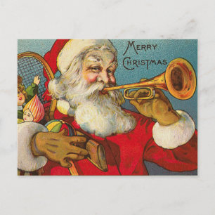 Victorian Santa Christmas Postcards Feiertagspostkarte