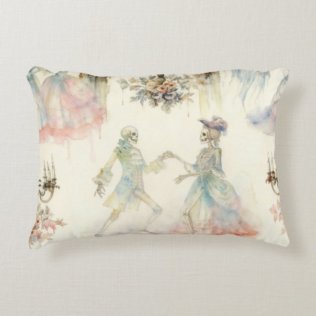Victorian Skeleton Ballroom  Dekokissen (Vorderseite)