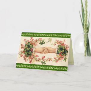 Victorian St. Patrick's Day Greeting Card Karte