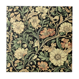 Victorian-style floral pattern  fliese