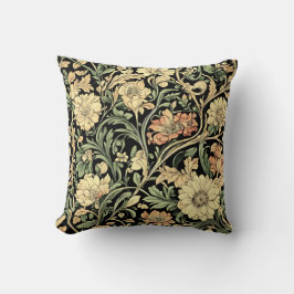 Victorian-style floral pattern kissen