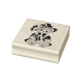 Victorian Teddy Bear Gummistempel