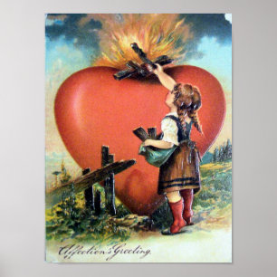 Victorian Valentine Poster