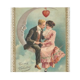 victorian valentines notizblock