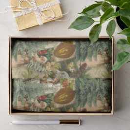 Victorian Yuletide Splendor Seidenpapier