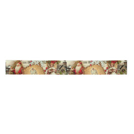 Victorian Yuletide Treasures Collage Satinband