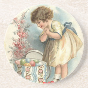 victorianische Ostereier Sandstein Untersetzer