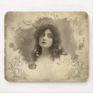 Victorianische Schauspielerin Miss Doro-Mauspad Mousepad