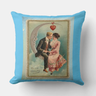 victorianische Valentinskarten Kissen