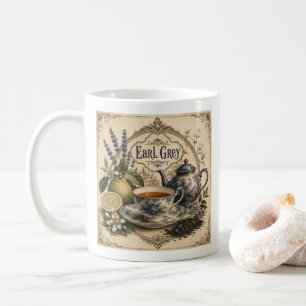 victorianischer Earl Grey Becher Kaffeetasse