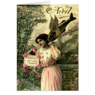 Victorianischer Flying Fish Karte