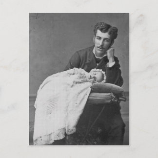 Victorianischer Todesfoto Postkarte