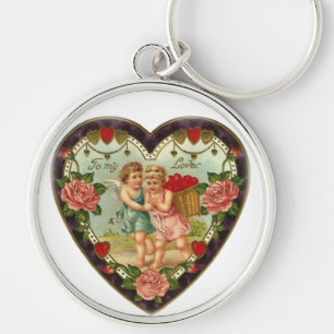 Victorianischer Valentinstag für meine Liebe II Schlüsselanhänger
