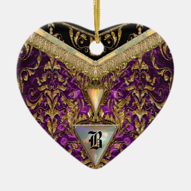 Victoria's Marshwell Monogram Keramikornament (Vorne)