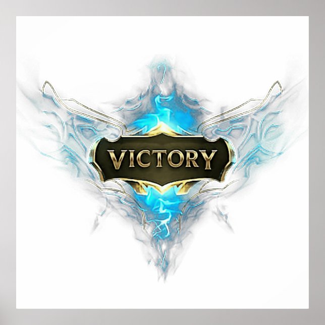 Victory - A Symbol of Triumph and Achievement Poster (Vorne)