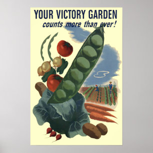 Victory Garden Vintage Poster