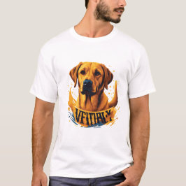 Victory Golden Labrador Hund T-Shirt