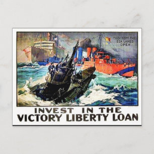 Victory Liberty Loan Postkarte