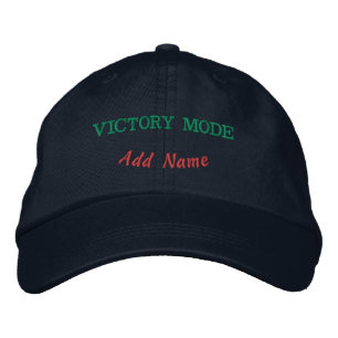 Victory Mode Stylish Elegant Navy-Mütze Verstellba Bestickte Baseballkappe