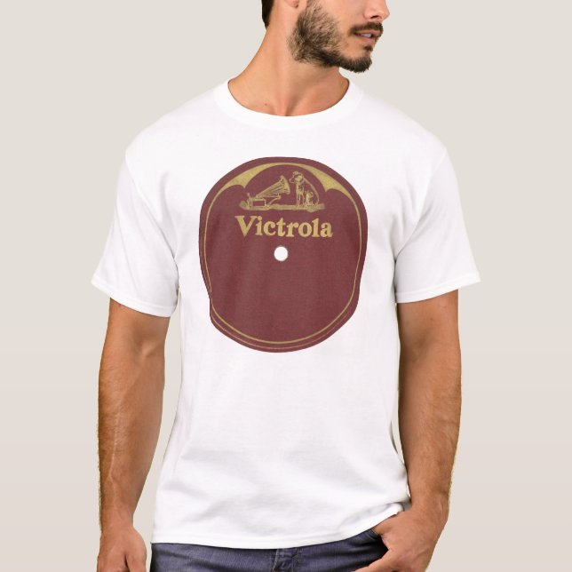 Victrola-Plattenfirma - freier Raum T-Shirt (Vorderseite)