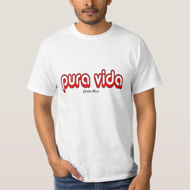 Vida, Costa Rica T-Shirt (Vorderseite)