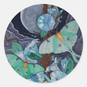 Vida de la Luna Runder Aufkleber