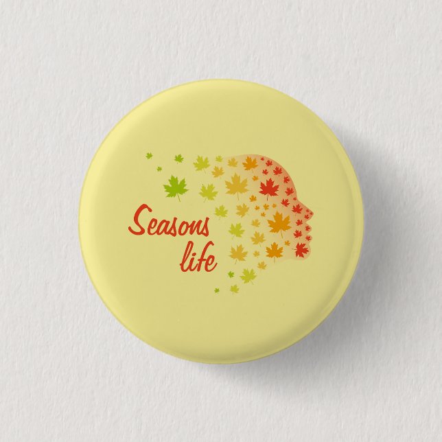 Vida de las estaciones button (Vorderseite)