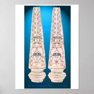 Vidar-Flammensäule Poster