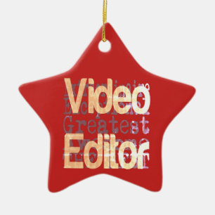 Video Editor Extraordinator Keramik Ornament