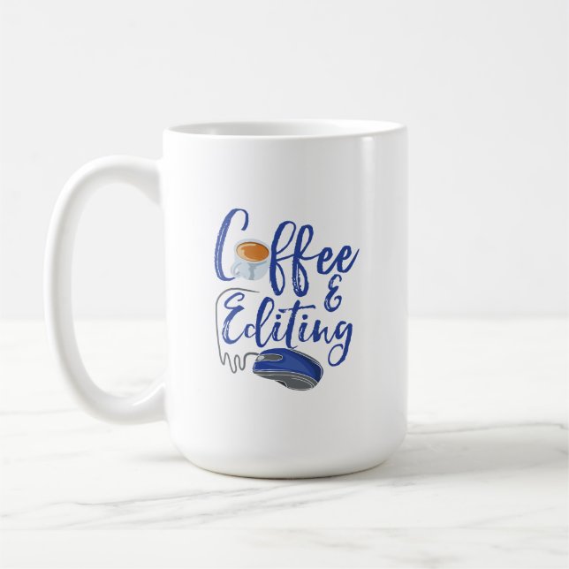 Video-Foto-Editor für Kaffee und Editing Kaffeetasse (Links)