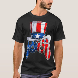 Video Game 4. Juli Controller American Children B T-Shirt