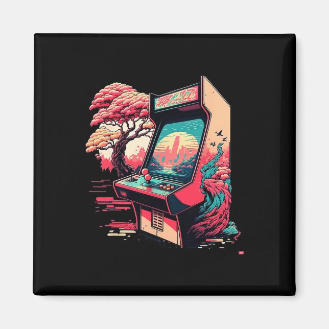 Video-Game-Arcade 1 Magnet (Vorne)