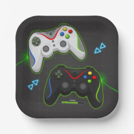 Video Game Birthday Gamer Boy Pappteller