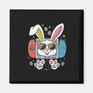 Video Game Bunny Eggs Kostüm Ostertag Junge Kinder Magnet