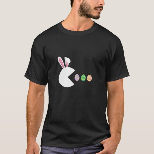 Video Game Bunny Eggs Osterspiel Kinderspielerinne T-Shirt (Vorderseite)
