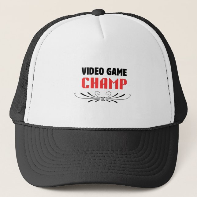 Video Game Champ Truckerkappe (Vorderseite)