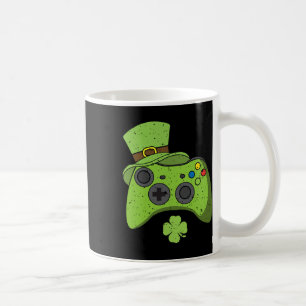 Video Game Console St Patricks Day Kids Gamers Kaffeetasse