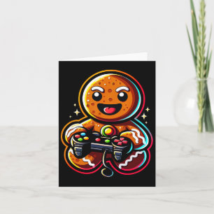Video Game Controller Gamer Weihnachten Karte