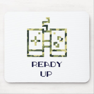 Video Game Controller Ready Up Gamer Mousepad