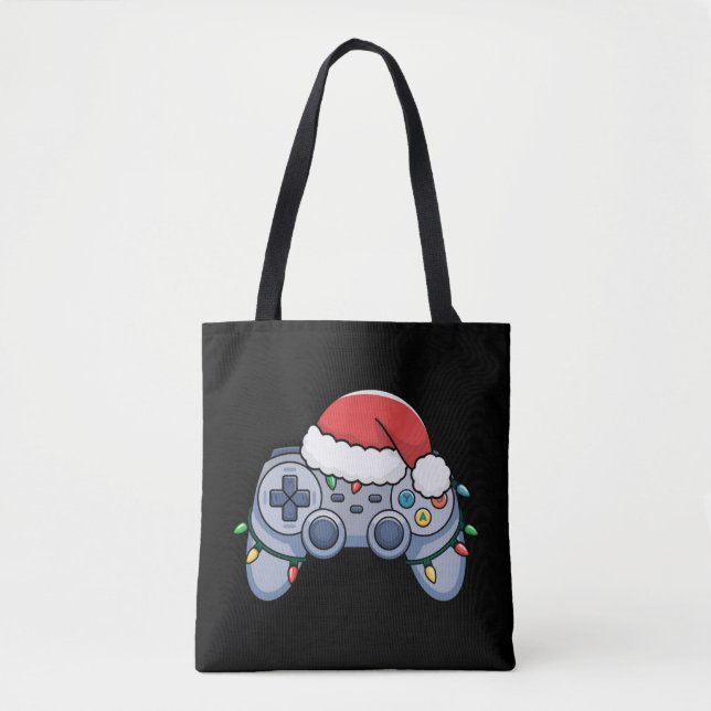 Video Game Controller Weihnachts-Weihnachtsmannmüt (Vorderseite)