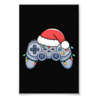 Video Game Controller Weihnachts-Weihnachtsmannmüt