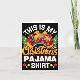 Video Game Controller Weihnachts-Weihnachtsmannmüt Karte