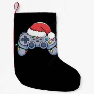 Video Game Controller Weihnachts-Weihnachtsmannmüt Kleiner Weihnachtsstrumpf