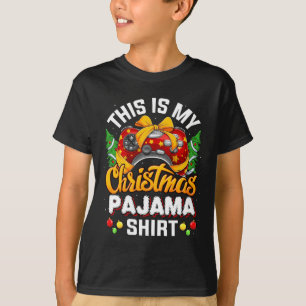 Video Game Controller Weihnachts-Weihnachtsmannmüt T-Shirt